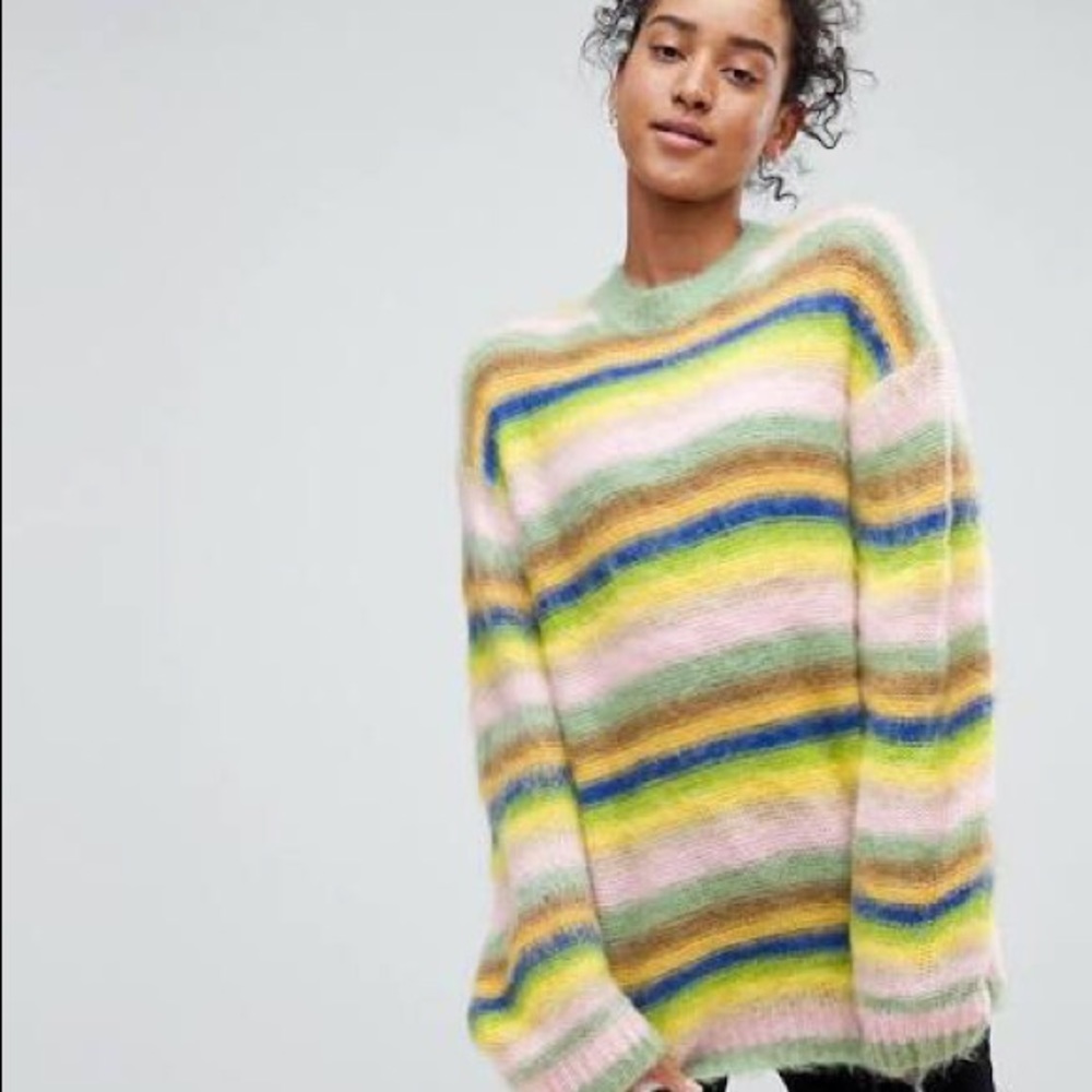 Trendy striped sweater. ASOS. NWT